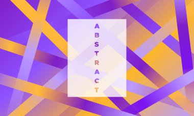 Gradyan arka planı renkli çizgili. Parlama Efekti en az soyut şablonu. Basit tasarım mor ve sarı renklerde. Eps10 vektör. İllüstrasyon hatları ile. Kapakları için degrade arka plan.