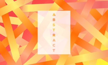 Parlama efekti ile renkli çizgili arka plan. Kırmızı ve sarı renklerde Trendy gradyan ile soyut Minimal tasarım. Eps10 vektör. Afiş satırları tablo. Arka planda Modern tarzda Bright çizgili.