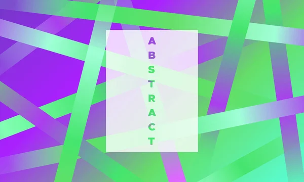 Abstraktní geometrické Banner s přechodem. — Stockový vektor