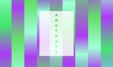 Gradyan ile soyut geometrik afiş.