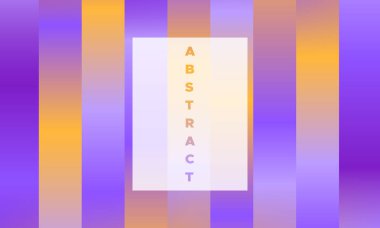 Gradyan arka planı renkli çizgili. Parlama Efekti en az soyut şablonu. Basit tasarım mor ve sarı renklerde. Eps10 vektör. İllüstrasyon hatları ile. Kapakları için degrade arka plan.