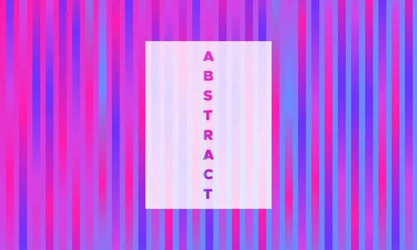 Minimal Abstract Background. Géométrie simple avec effet lumineux. Gradient en bleu, rose et violet. EPS10 vecteur. Illustration avec rayures. Fond abstrait pour couvertures, bannière, affiche, dépliant . — Image vectorielle