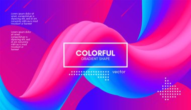 3d arka plan. Renkli dalga sıvı şekil.