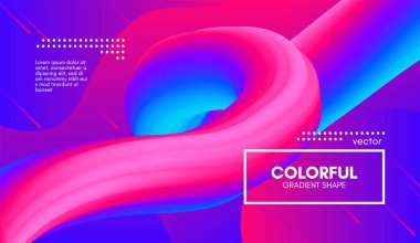 3d arka plan. Renkli dalga sıvı şekil.