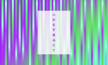 Gradyan ile soyut geometrik afiş.