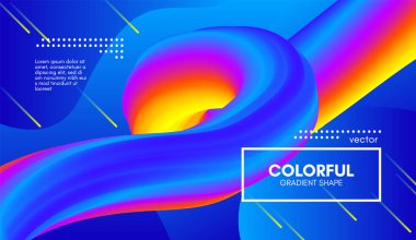 3d arka plan. Renkli dalga sıvı şekil.