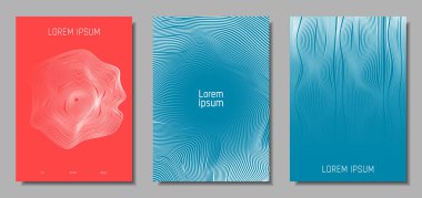 Dalga hatları ile arka.