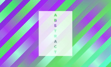 Gradyan ile soyut geometrik afiş.
