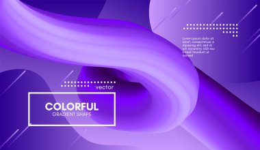 Modern 3d sıvı şekli. Dalga arka plan.