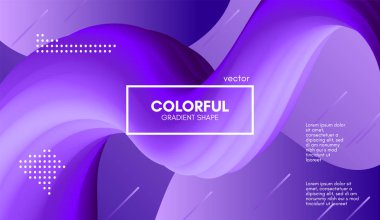 Modern 3d sıvı şekli. Dalga arka plan.