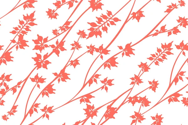Patrón sin costura de otoño con hojas de eucalipto. Follaje Ramas Naturales. Fondo decorativo en estilo vintage. Patrón de eucalipto sin costura para tela, textil, papel de envolver, tela, vestido, impresión . — Vector de stock