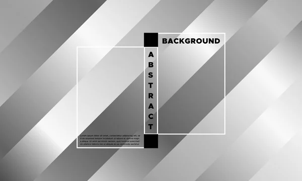 Abstract Geometric Monochrome Poster. — Stock Vector