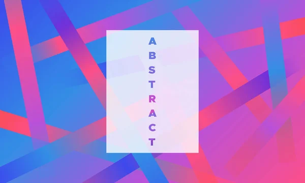 Design minimal. Résumé Contexte géométrique avec effet lumineux. Gradient en bleu, rose et violet. EPS10 vecteur. Illustration avec rayures. Conception minimale pour couvertures, bannières, affiches, dépliants . — Image vectorielle