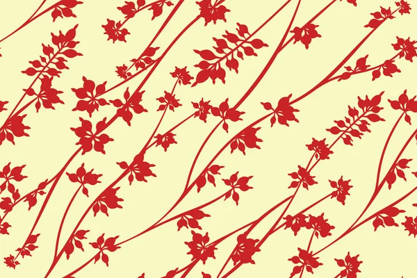 Patrón sin costura de otoño con hojas de eucalipto. Follaje Ramas Naturales. Fondo decorativo en estilo vintage. Patrón de eucalipto sin costura para tela, textil, papel de envolver, tela, vestido, impresión . — Vector de stock