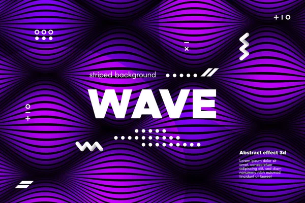 Abstract Ultraviolet Linear Background. — Stock Vector