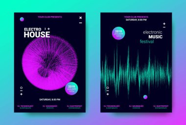 Elektronik Trance müzik promosyon tasarımı.