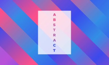 Minimal tasarım. Parlama efekti ile soyut geometrik arka plan. Degrade mavi, pembe ve mor renklerde. Eps10 vektör. Resimde çizgili. Kapakları, afiş, poster, el ilanları için en az tasarım.