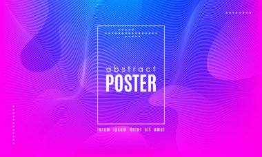 Dalga arka plan renk sıvı şekillerle.