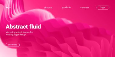 Açılış sayfası için arka plan sıvı.