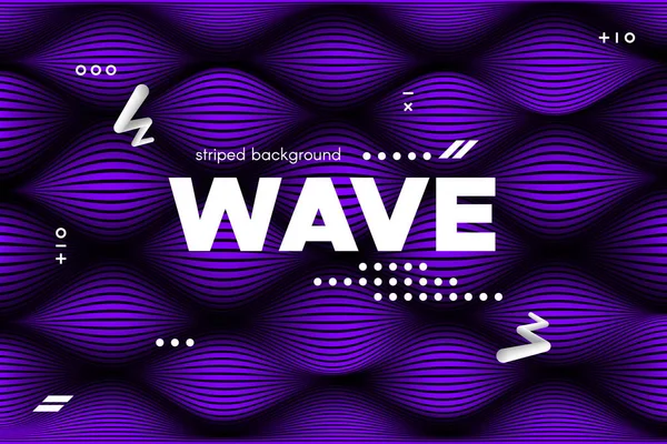 Abstract Ultraviolet Linear Background. — Stock Vector