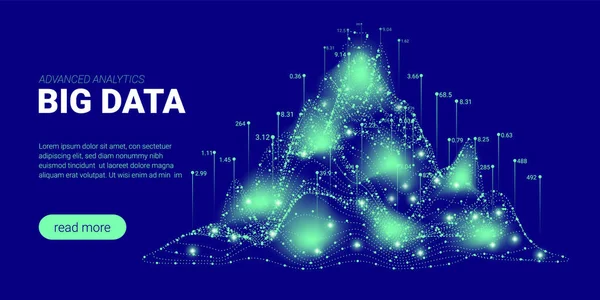 Concepto futurista de la tecnología cuántica . — Vector de stock