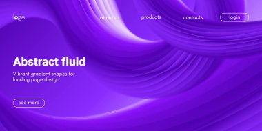 Açılış sayfası için arka plan sıvı.