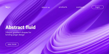 Açılış sayfası için arka plan sıvı.