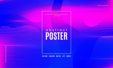 Dalga arka plan renk sıvı şekillerle.