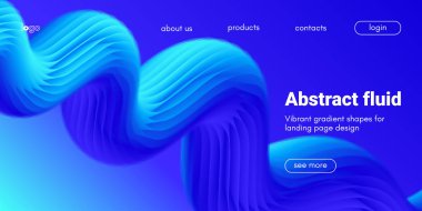 Açılış sayfası için arka plan sıvı.