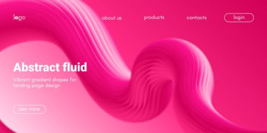 Açılış sayfası için arka plan sıvı.