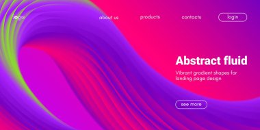 Açılış sayfası için arka plan sıvı.