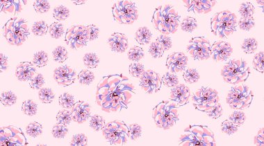 Sorunsuz çiçek deseni, gül.