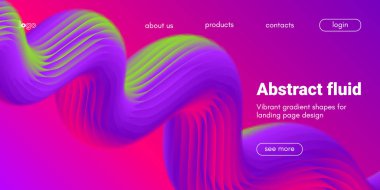 Açılış sayfası için arka plan sıvı.