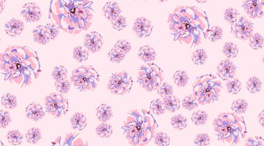 Sorunsuz çiçek deseni, gül.