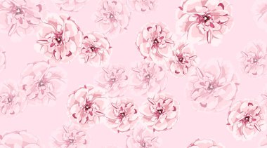 Suluboya güller, çiçek Seamless modeli.