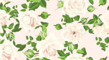 Düğün kartı için çiçek desenli.