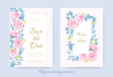 Düğün kartları ile çiçek oluşturma.