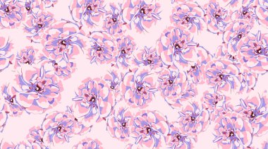 Sorunsuz çiçek deseni, gül.