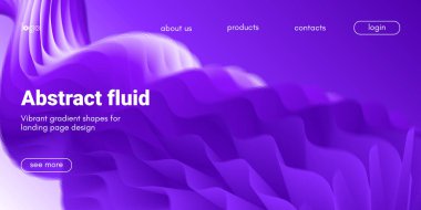 Açılış sayfası için arka plan sıvı.