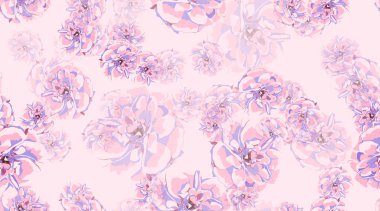 Sorunsuz çiçek deseni, gül.