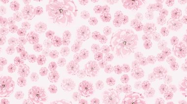 Suluboya güller, çiçek Seamless modeli.