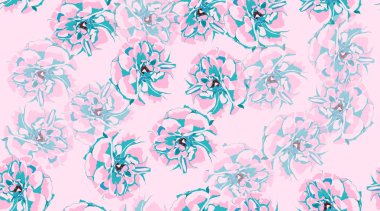 Güller, çiçek Seamless modeli.