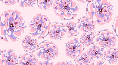 Sorunsuz çiçek deseni, gül.