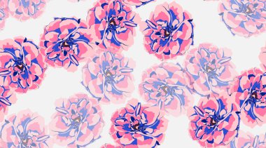 Sorunsuz çiçek deseni, gül.