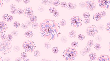 Sorunsuz çiçek deseni, gül.