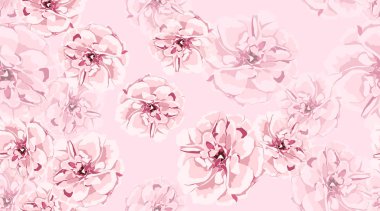 Suluboya güller, çiçek Seamless modeli.