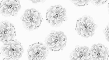 Güller, çiçek Seamless modeli.