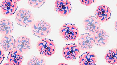 Sorunsuz çiçek deseni, gül.