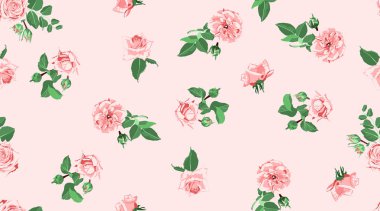 Gül düğün dekorasyon için Seamless modeli.