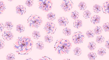 Sorunsuz çiçek deseni, gül.